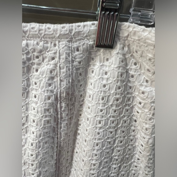 Sigrid Olsen Signature size 8 white eyelet skirt - Picture 3 of 9